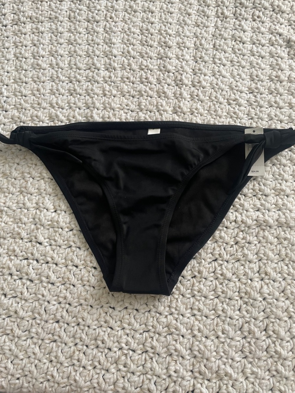Cotton On Black Bikini Brief with Side Ties
